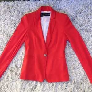 Zara Red Blazer